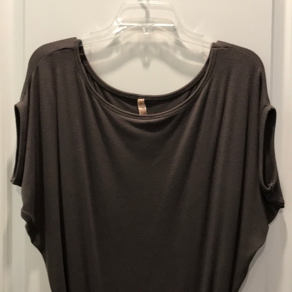 Bailey 44 Mini Dress Belted stretchy soft jersey tunic - Picture 2 of 9